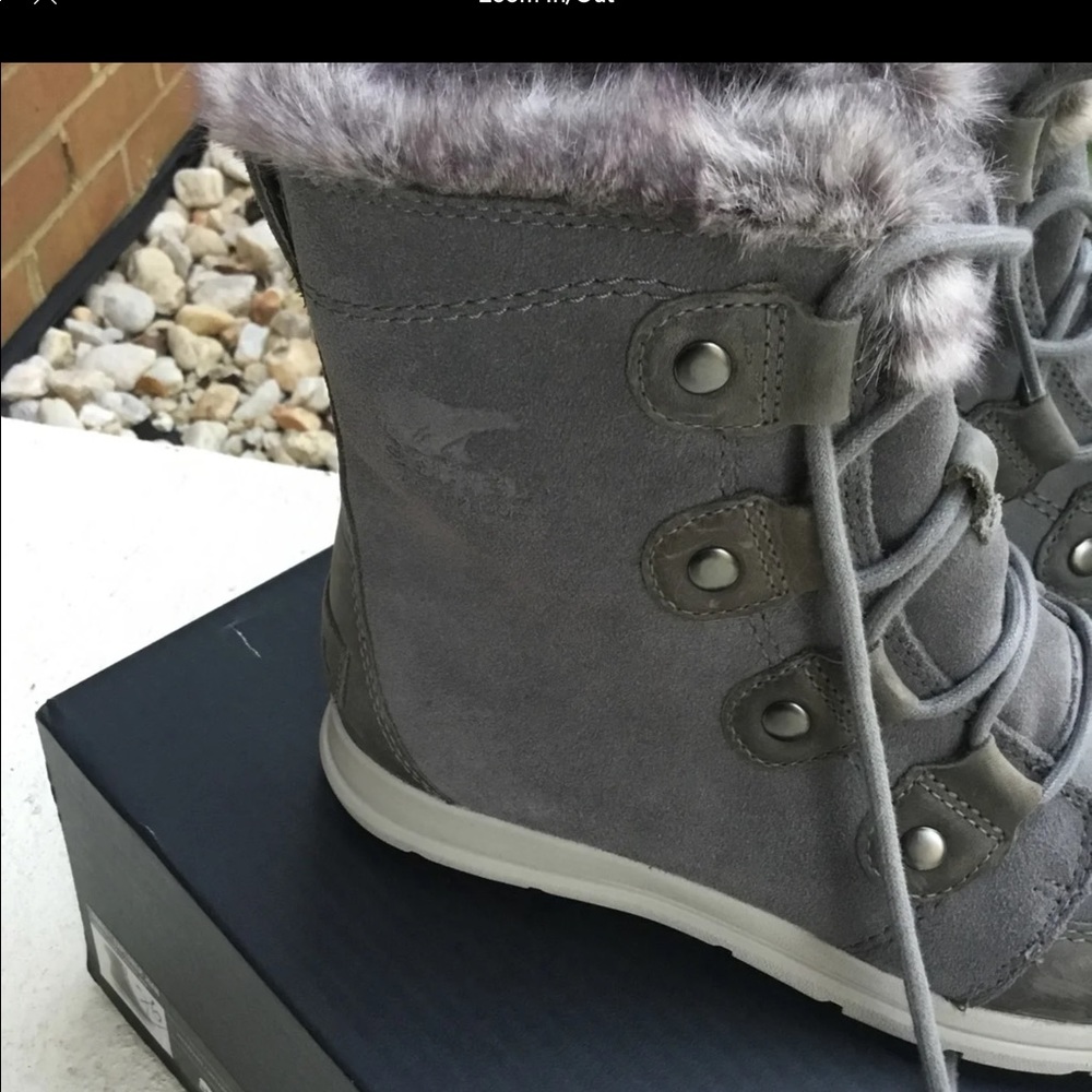 SOREL Women's Explorer Joan Waterproof Winter Boot - Picture 7 of 16